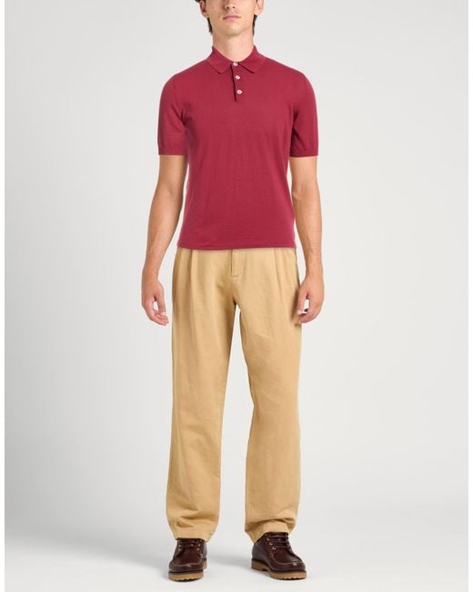 Polo di Eleventy in Red da Uomo