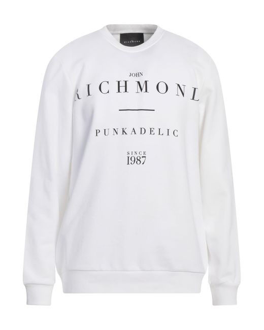 John Richmond White Sweatshirt for men