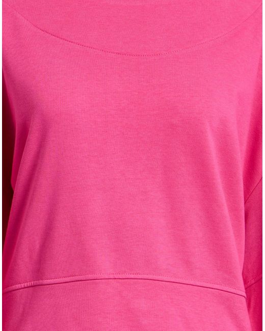 Jijil Pink Fuchsia Sweatshirt Cotton, Polyester