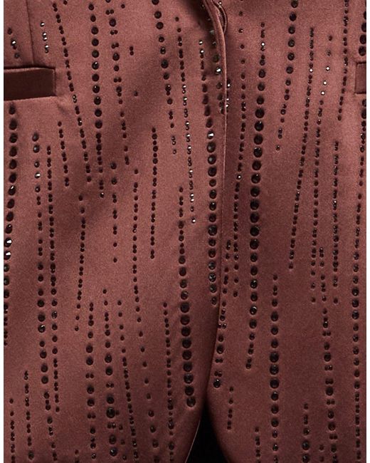 Dondup Brown Blazer Polyester, Elastane