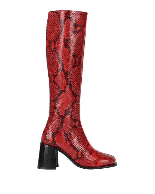 Simon Miller Red Knee Boots