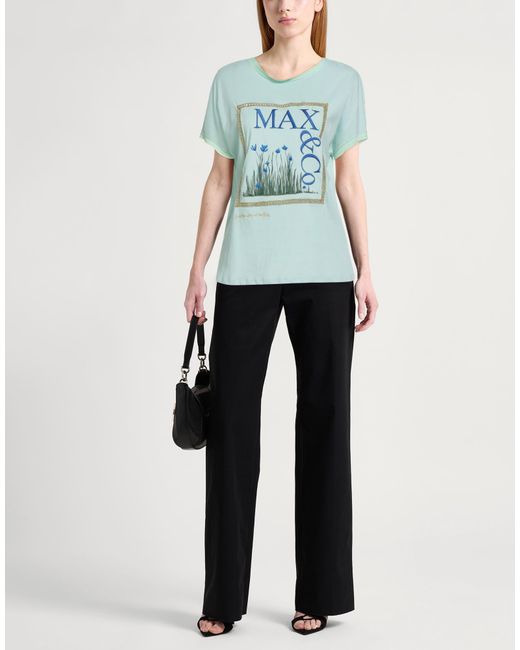 MAX&Co. with FATMA MOSTAFA Blue T-Shirts