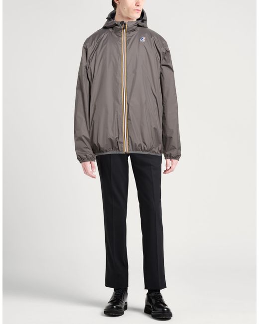 K-Way Brown Jacket Polyamide for men