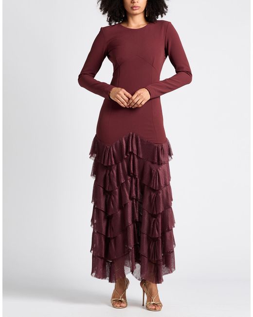 Twinset Purple Maxi Dress