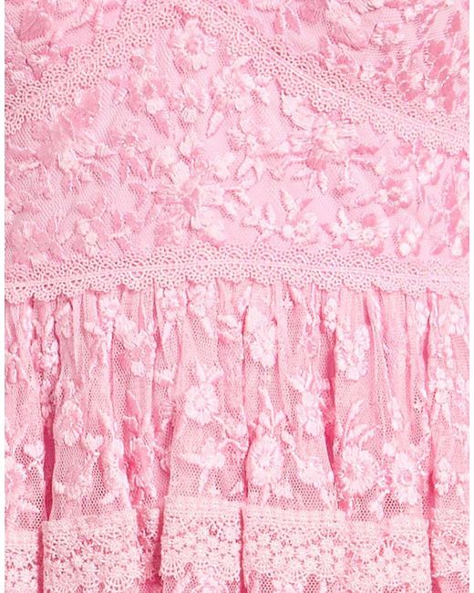Needle & Thread Pink Mini Dress Polyester