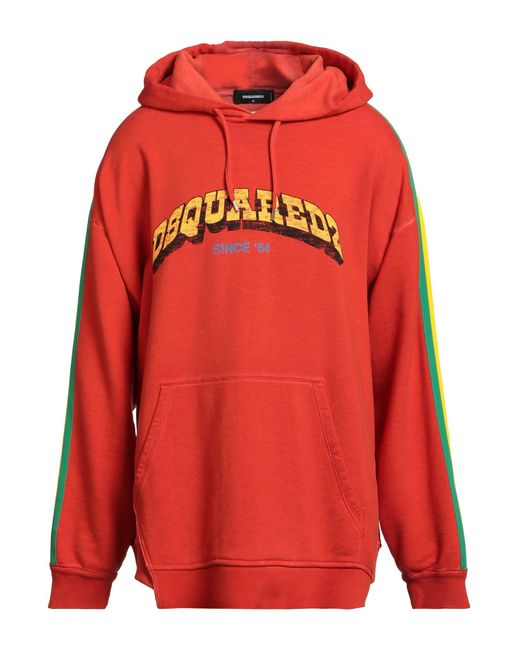 DSquared² Red Sweatshirt for men