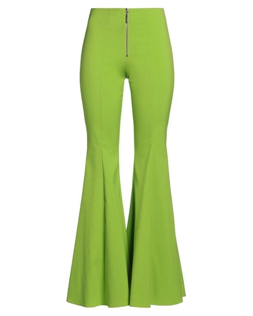 SIMONA CORSELLINI Green Light Pants Polyester, Viscose, Elastane