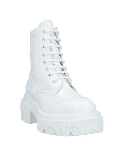 MSGM White Stiefelette