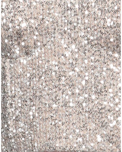 Rochas Gray Embellished Tulle Corset Top