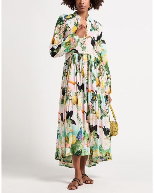 CONNOR & BLAKE Green Light Maxi Dress Cotton