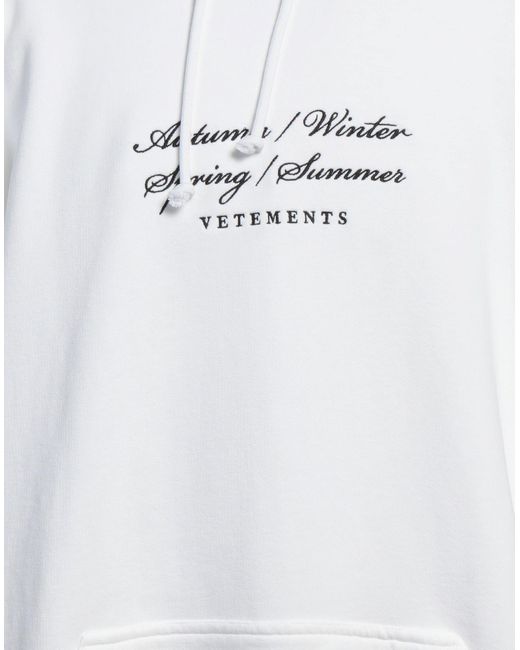 Sudadera Vetements de hombre de color White