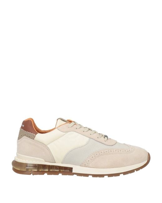 Ambitious White Ivory Sneakers Leather, Textile Fibers for men