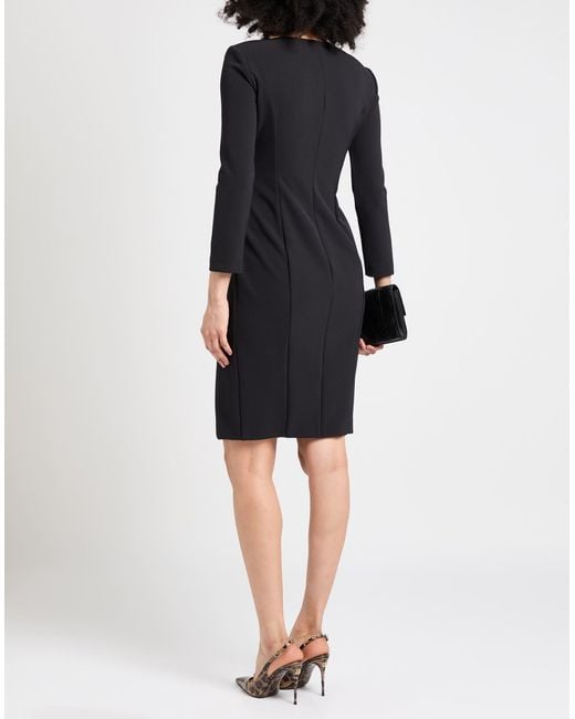 Pinko Black Midi-Kleid
