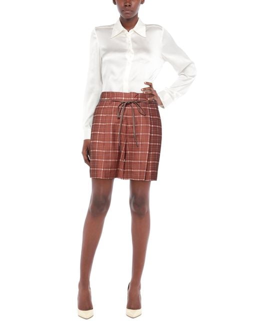 Alysi Red Shorts & Bermuda Shorts