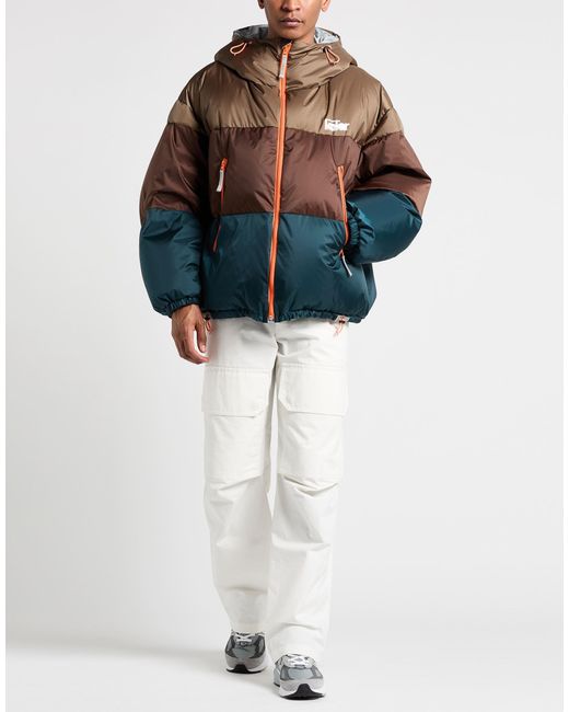 Kolor Green Puffer Nylon, Polyester for men