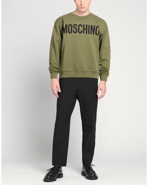 Moschino Green Sweatshirts for men