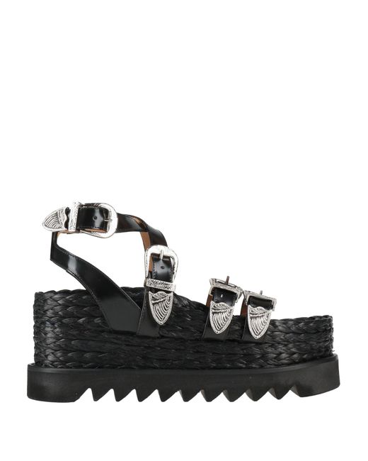 Toga Black Sandals