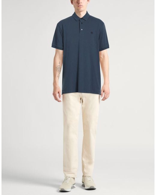 Etro Blue Polo Shirt Cotton for men