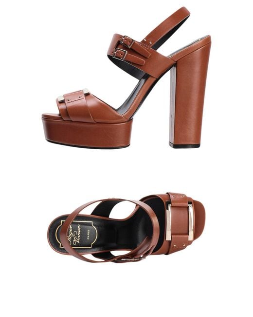 Roger Vivier Brown Sandals