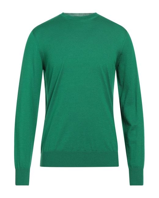 Emporio Armani Green Jumper for men