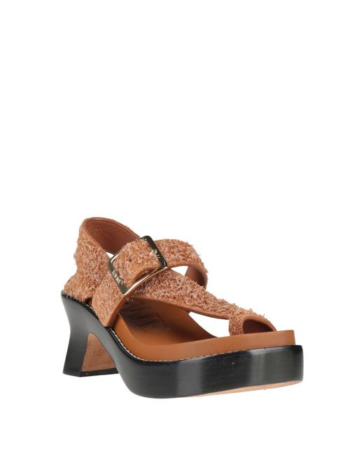 Loewe Brown Thong Sandal