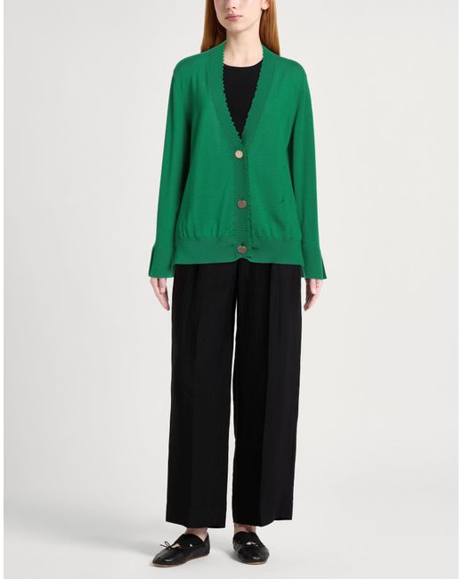 Grifoni Green Cardigan Virgin Wool