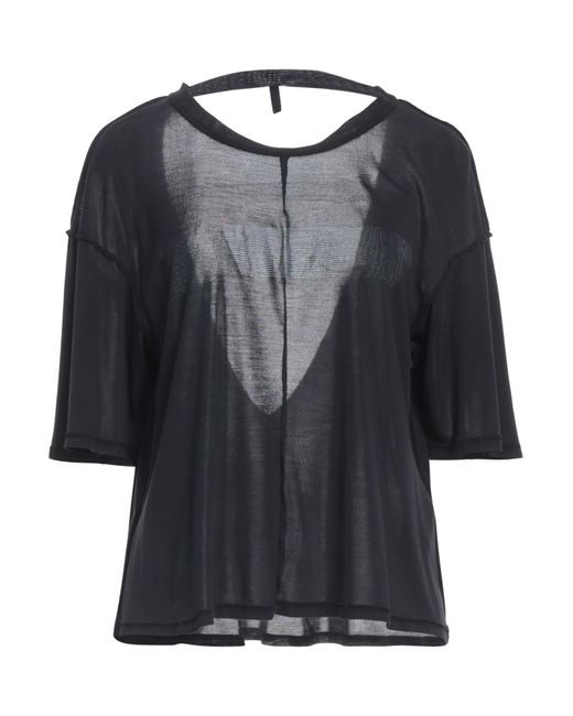 Unravel Project Black T-Shirt Silk