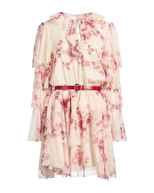 Imperial Pink Blush Mini Dress Polyester
