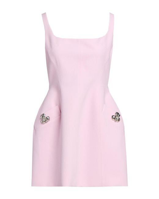 Blumarine Pink Mini Dress Polyester, Elastane