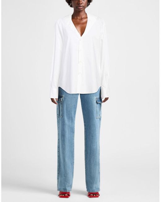 MM6 by Maison Margiela White Shirt Cotton