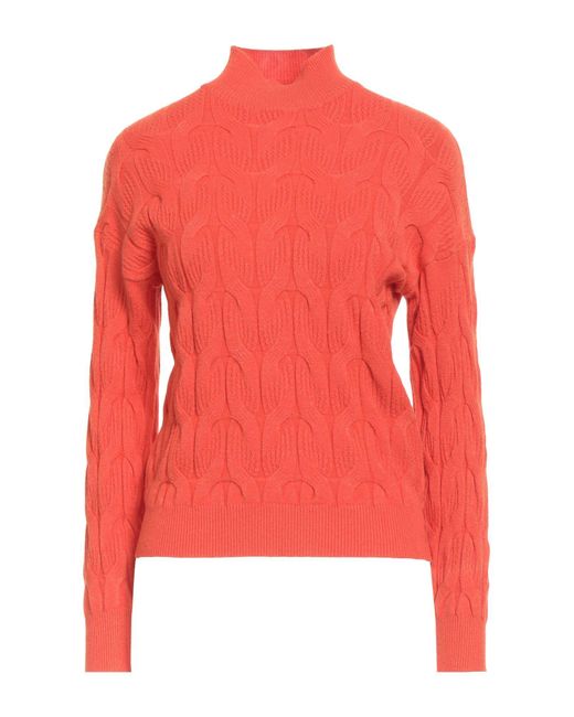 Haveone Red Turtleneck