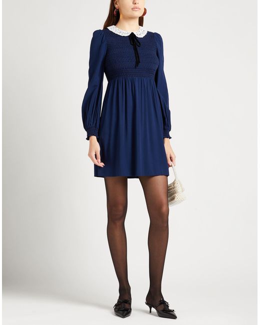 Maje Blue Mini-Kleid