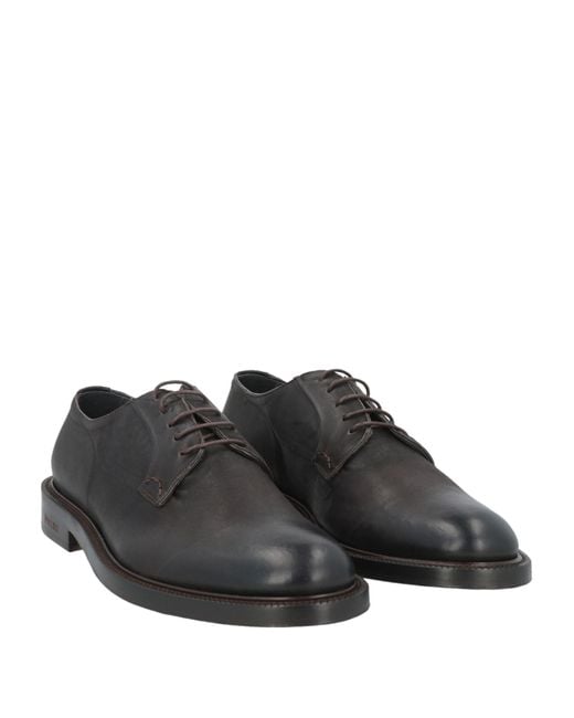 Pollini Gray Lace-up Shoes for men