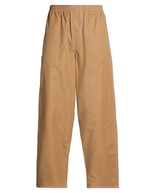 Sunnei Natural Pants Cotton, Elastane for men