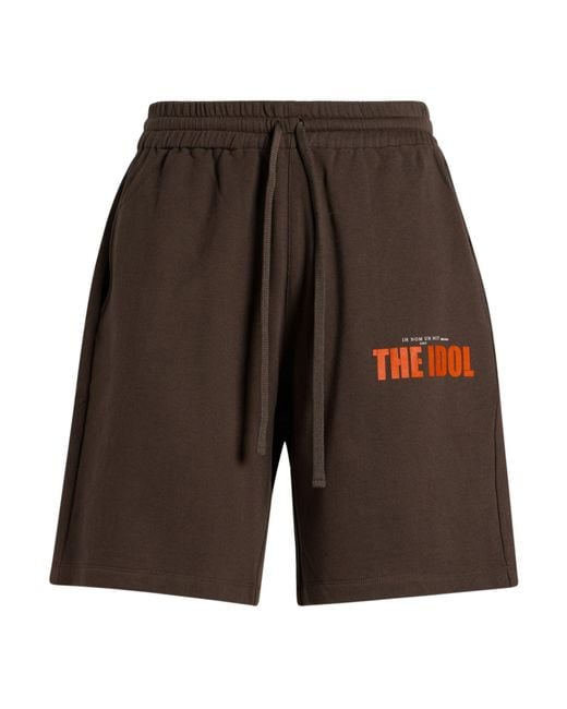 Ih Nom Uh Nit Gray Shorts & Bermuda Shorts Cotton for men