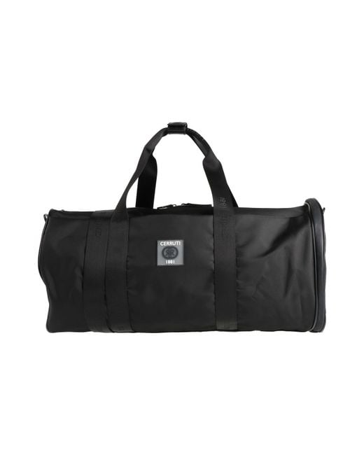 Cerruti 1881 Black Duffel Bags for men