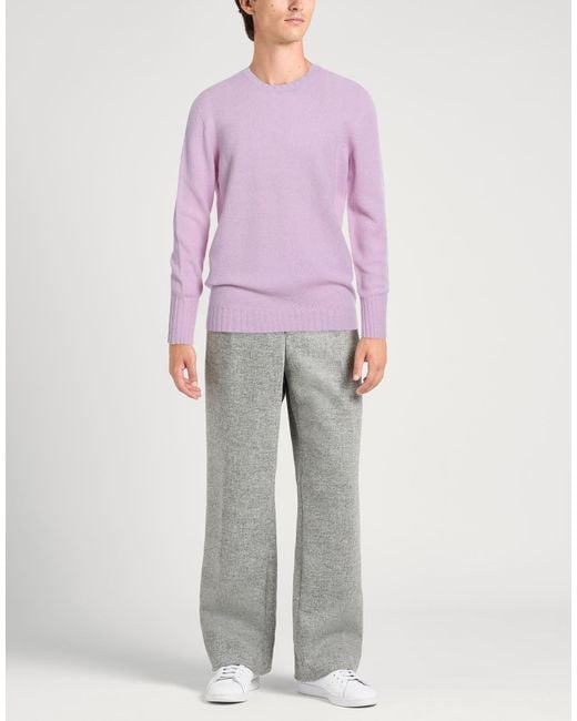 Drumohr Purple Sweater Lambswool for men