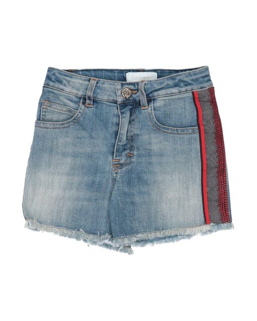 Roberto Cavalli Blue Denim Shorts