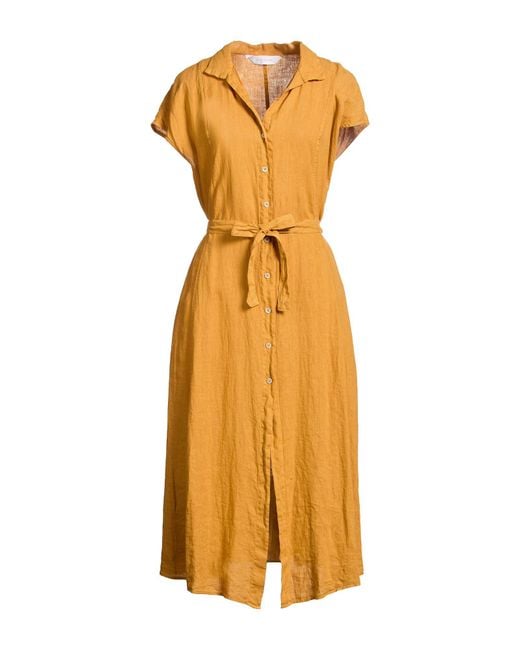 Robert Friedman Yellow Midi Dresses