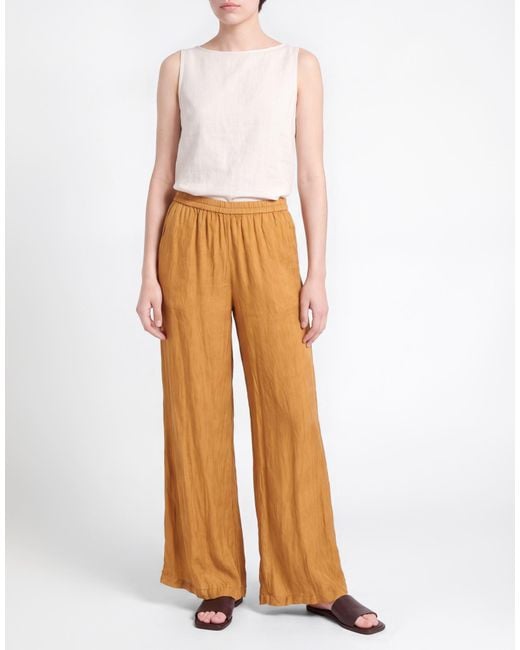 Mes Demoiselles Orange Pants Viscose