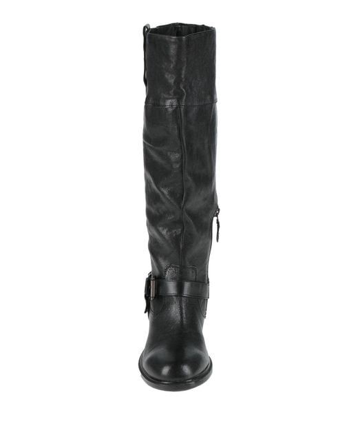 Geox Black Boot Leather