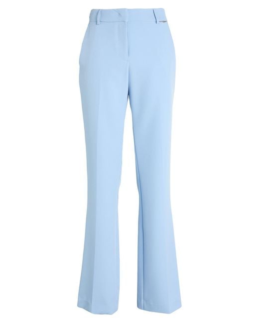 Gaelle Paris Blue Pants Polyester, Elastane