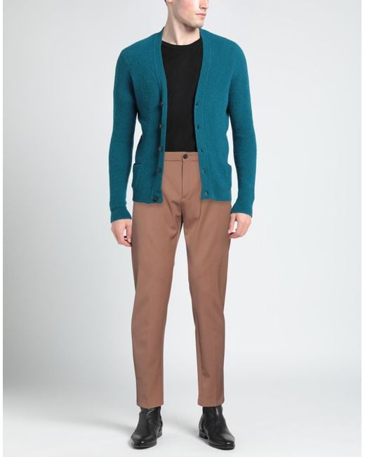 Department 5 Brown Camel Pants Polyester, Virgin Wool, Elastane for men