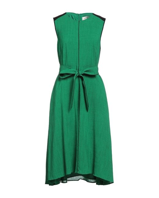 Cefinn Midi Dress in Green | Lyst