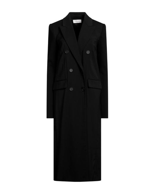 Sportmax Black Overcoat & Trench Coat