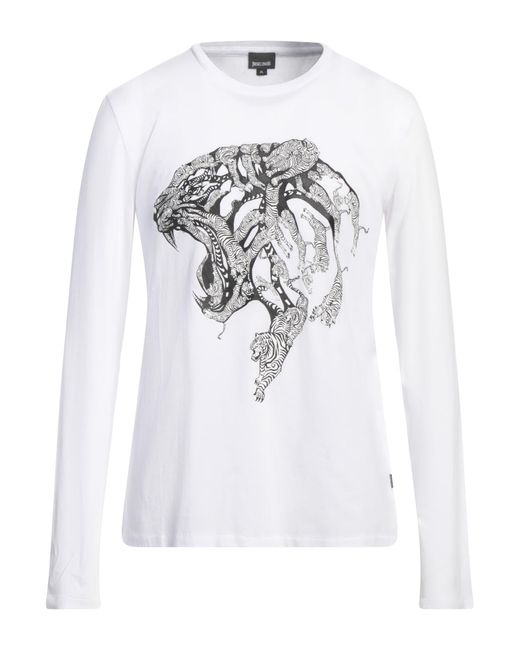 Just Cavalli White T-Shirt Cotton for men