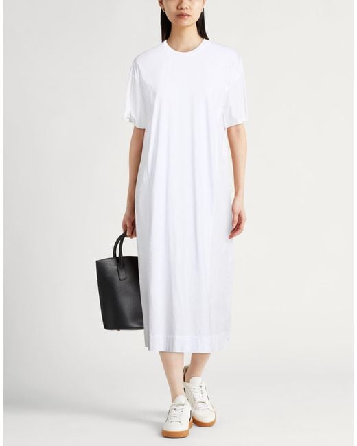 Alpha Studio White Midi Dresses