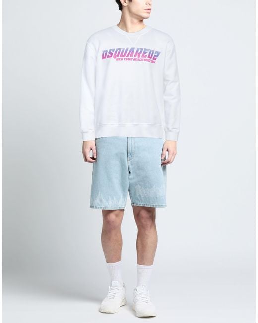 DSquared² White Sweatshirt for men