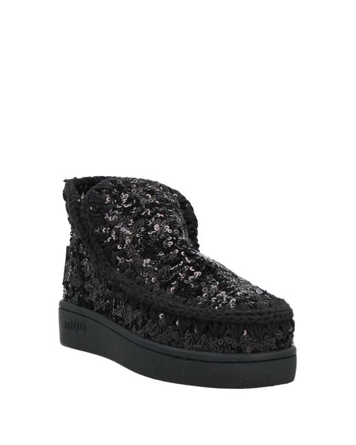 Mou Black Ankle Boots