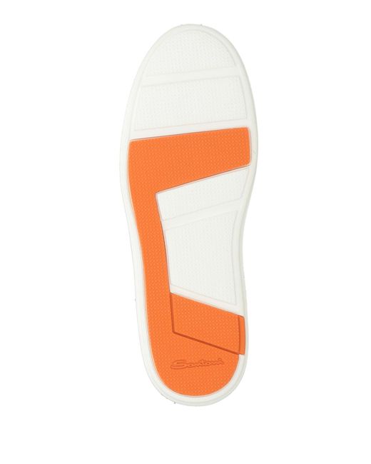 Santoni Yellow Trainers